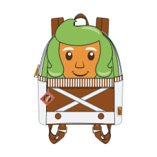 Willy Wonka and the Chocolate Factory - Oompa Loompa Cosplay 10 Inch Faux Leather Mini Backpack