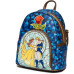 Beauty and the Beast (1991) - Stained Glass 10 Inch Faux Leather Mini Backpack