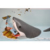 Jaws - Quint and Shark 6 Inch Scale Toony Terrors Action Figure 2-Pack