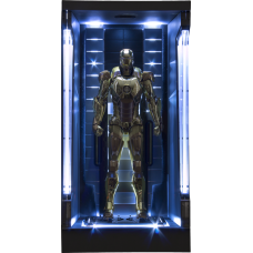 Iron Man 3 - Hall of Armor Mark XXI (21) 1/9th Scale Action Hero Vignette Model Kit Statue