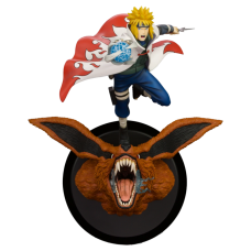 Naruto - Minato Namikaze & Nine Tail Fox 1/8th Scale Statue