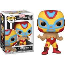 Marvel: Lucha Libre Edition - El Heroe Invicto Iron Man Pop! Vinyl Figure