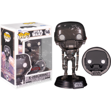 Star Wars: Across The Galaxy – K-2SO Jedha Pop! Vinyl Figure with Enamel Pin