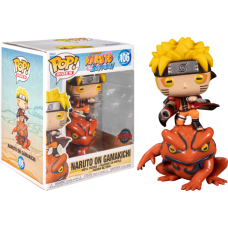 Naruto: Shippuden - Naruto on Gamakichi Pop! Rides Vinyl Figure *NON-MINT BOX*