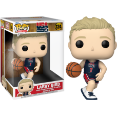 NBA Basketball - Larry Bird 1992 Team USA Blue Jersey 10” Jumbo Pop! Vinyl Figure