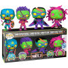 What If...? - Zombie Blacklight Pop! Vinyl Figure 4-Pack