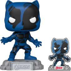 Avengers: Beyond Earth’s Mightiest - Black Panther 60th Anniversary Pop! Vinyl Figure with Enamel Pin