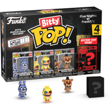 Five Nights at Freddy's - Nightmare Bonnie, Nightmare Chica, Nightmare Freddy & Mystery Bitty Pop! Vinyl Figure 4-Pack