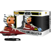 Star Wars: The Clone Wars - Ahsoka Tano in Delta-7B Jedi Starfighter Pop! Rides Vinyl Figure