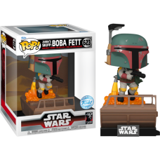 Star Wars Episode VI: Return of the Jedi - Boba Fett Jabba's Skiff 40th Anniversary Build-A-Scene Deluxe Pop! Vinyl Figure