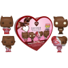 DC Comics - Valentines 2024 (Chocolate) Pocket Pop! Box 4-Pack