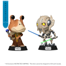 Star Wars: Clone Wars - Jar Jar Binks Vs General Grievous Pop! Vinyl 2-Pack