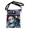 Demon Slayer - Tanjiro Kamado Checkerboard Passport Crossbody Bag