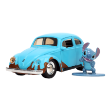 Lilo & Stitch - VW Beetle (Blue) 1:32 Scale with Stitch MetalFig