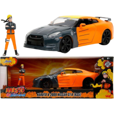 Naruto: Shippuden - Naruto & 2009 Nissan GT-R (R35) 1/24th Scale Die-Cast Vehicle Replica