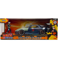 Naruto: Shippuden - Kakashi Hatake & 1993 Mazda RX-7 1/24th Scale Die-Cast Vehicle Replica