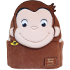 Curious George - George Plush Cosplay 10 Inch Faux Leather Mini Backpack