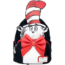 Dr. Seuss - Cat in the Hat Cosplay 10 Inch Faux Leather Mini Backpack