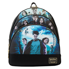 Harry Potter - Trilogy Series 2 Triple Pocket 14 Inch Faux Leather Mini Backpack