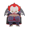 It: Chapter Two - Pennywise Cosplay 10 Inch Faux Leather Mini Backpack