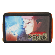 Jujutsu Kaisen - Yuji Itadori Cosplay 4 Inch Faux Leather Zip-Around Wallet