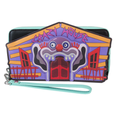 Killer Klowns from Outer Space - Glow in the Dark 4 Inch Faux Leather Zip-Around Wristlet