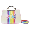 Lisa Frank - Rainbow Cloud 8 Inch Faux Leather Crossbody Bag