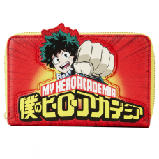 My Hero Academia - Izuku Punch 4 Inch Faux Leather Zip-Around Wallet