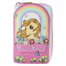 My Little Pony - 40th Anniversary Pretty Parlor 4 Inch Faux Leather Zip-Around Wallet