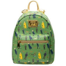 Loki - Multi-Loki 10 Inch Faux Leather Mini Backpack