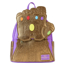 Marvel - Metallic Thanos Gauntlet 10 Inch Faux Leather Mini Backpack