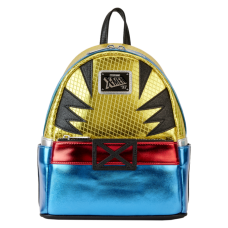 Marvel - Wolverine Metallic Cosplay 10 Inch Faux Leather Mini Backpack