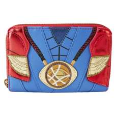 Marvel - Doctor Strange Metallic Cosplay 4 Inch Faux Leather Zip-Around Wallet