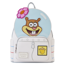 Spongebob Squarepants - Sandy Cheeks Cosplay 10 Inch Faux Leather Mini Backpack