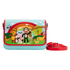 Paul Frank - Rainbow Group 7 Inch Faux Leather Crossbody Bag