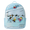 Peanuts - Charlie Brown Ice Skating 10 Inch Faux Leather Mini Backpack