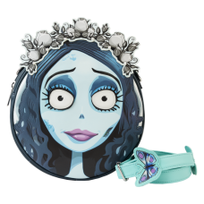 Corpse Bride - Emily Glow in the Dark 9 Inch Faux Leather Crossbody Bag