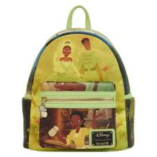 The Princess and the Frog - Scenes 10 Inch Faux Leather Mini Backpack