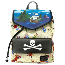 Peter Pan (1953) - Captain Hook Skull 14 Inch Faux Leather Backpack