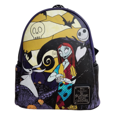 The Nightmare Before Christmas - Jack & Sally 10 Inch Faux Leather Mini Backpack