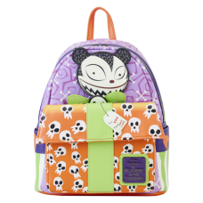 The Nightmare Before Christmas - Scary Teddy Present Glow in the Dark 10 Inch Faux Leather Mini Backpack