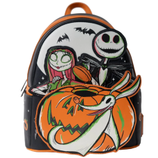 The Nightmare Before Christmas - Disney 100 Glow in the Dark 10 Inch Faux Leather Mini Backpack