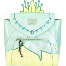 The Princess and the Frog - Tiana Green Dress 10 Inch Faux Leather Mini Backpack