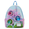 Sleeping Beauty (1959) - Three Good Fairies Stained Glass 10 Inch Faux Leather Mini Backpack