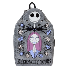 The Nightmare Before Christmas - Jack & Sally Eternally Yours Tombstone 11 Inch Faux Leather Mini Backpack