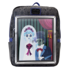 The Haunted Mansion - Black Widow Bride Portrait Lenticular 10 Inch Faux Leather Mini Backpack