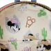 Disney - Western Mickey Mouse Cosplay 10 Inch Faux Leather Mini Backpack