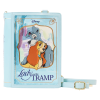 Lady and the Tramp (1955) - Book 9 Inch Faux Leather Convertible Backpack