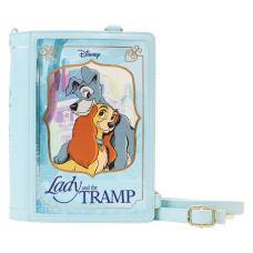 Lady and the Tramp (1955) - Book 9 Inch Faux Leather Convertible Backpack