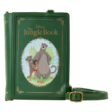 The Jungle Book (1967) - Book 9 Inch Faux Leather Convertible Backpack